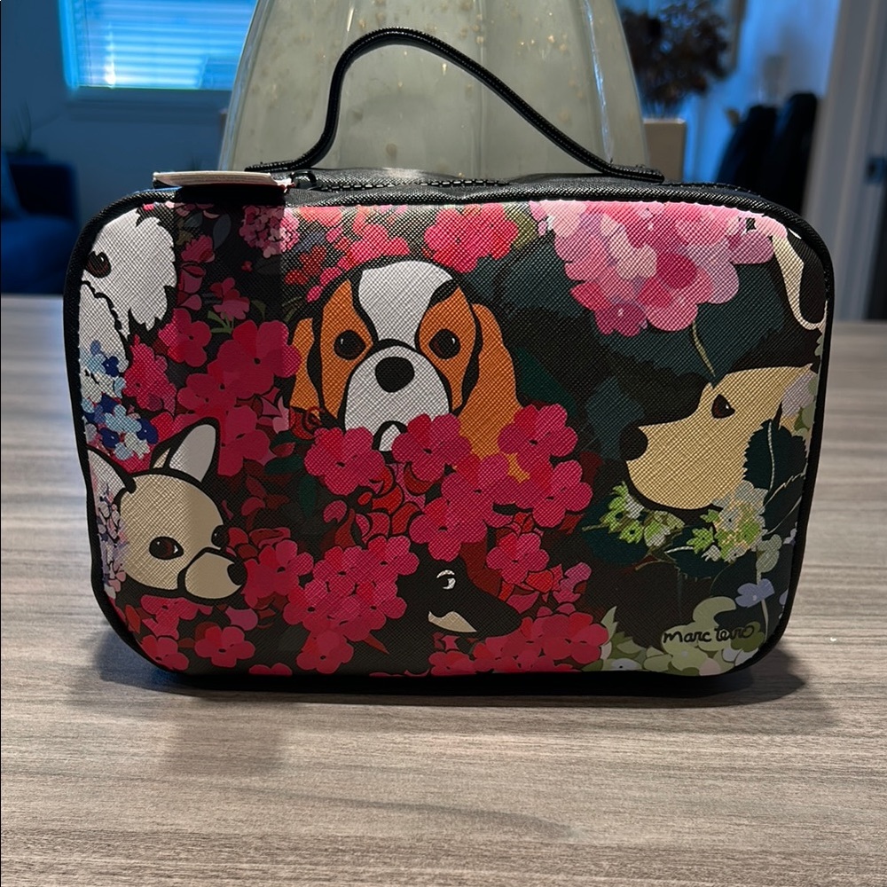 Marc Tetro Floral Dog Makeup/Travel Case